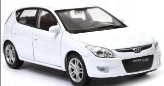 Fém autómodell - Nex 1:34 - Hyundai i30 (2009) Fehér: fehér