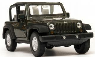 Fém autómodell - Nex 1:34 - Jeep Wrangler Rubicon Zöld: zold