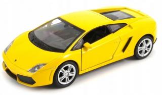 Fém autómodell - Nex 1:34 - Lamborghini Gallardo LP560-4 Sárga: sárga