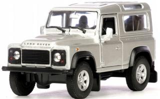 Fém autómodell - Nex 1:34 - Land Rover Defender ezüst: ezüst