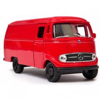 Fém autómodell - Nex 1:34 - Mercedes-Benz L319 Piros: piros