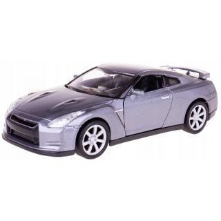 Fém autómodell - Nex 1:34 - Nissan GT-R ezüst: ezüst