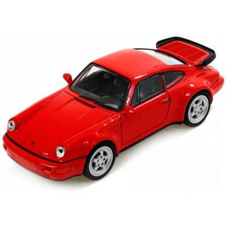 Fém autómodell - Nex 1:34 - Porsche 911 Turbo Piros: piros