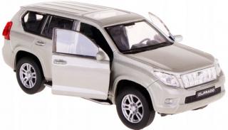Fém autómodell - Nex 1:34 - Toyota Land Cruiser Prado ezüst: ezüst