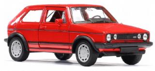 Fém autómodell - Nex 1:34 - VW Golf I GTI Piros: piros