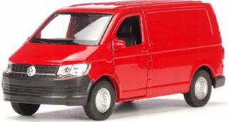 Fém autómodell - Nex 1:34 - VW Transporter T6 VAN Piros: piros