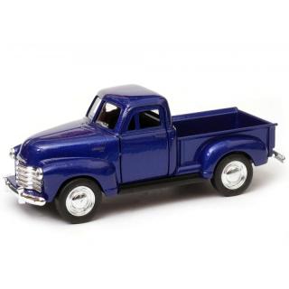 Fém autómodell - Old Timer 1:34 - 1953 Chevrolet 3100 Pick Up Kék: kek