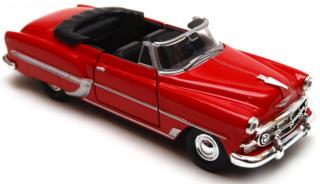 Fém autómodell - Old Timer 1:34 - 1953 Chevrolet Bel Air (Open Top) Piros: piros