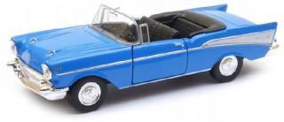 Fém autómodell - Old Timer 1:34 - 1957 Chevrolet Bel Air (Open Top) Kék: kek