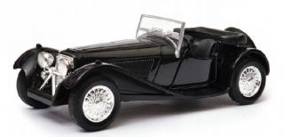 Fém autómodell - Old Timer 1:34 - SS Jaguar 100 (Open Top) Fekete: fekete