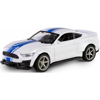 Fém modell - Die Cast CRASH CAR - Ford Mustang Fehér: fehér