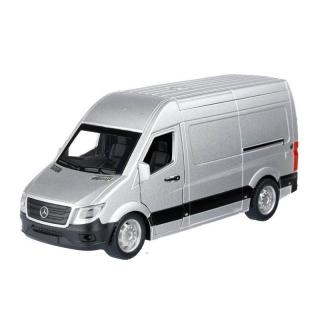 Fém modell - Mercedes-Benz Sprinter L2H2, 1:32 ezüst: ezüst