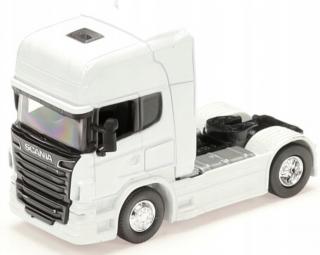 Fém modell - Transporter 1:64 - Scania V8 R730 Fehér: fehér