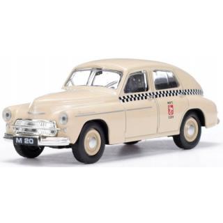 Fém modell - Warszawa M20 - TAXI, 1:43 Egyéb változatok: Bézs