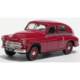 Fém modell - Warszawa M20 - TAXI, 1:43 Egyéb változatok: bordó