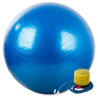 Fitness labda pumpával 65 cm Kék: kek