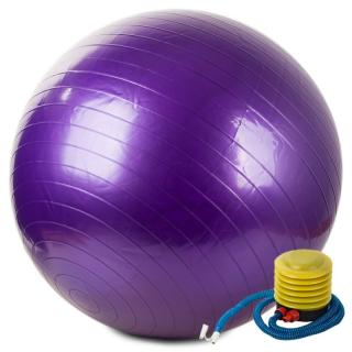Fitness labda pumpával 65 cm Lila: lila
