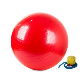 Fitness labda pumpával 65 cm Piros: piros