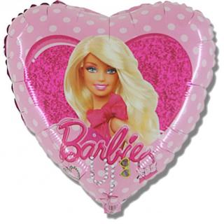 Fólia lufi - Barbie heart - 46 cm