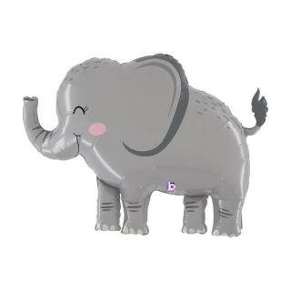 Fólia lufi - Elefánt a szrencséhez - 112 cm