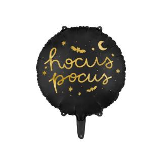 Fólia lufi -  Hocus-Pocus  45 cm Fekete: fekete