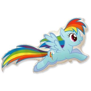 Fólia lufi - Rainbow Dash - 60 cm