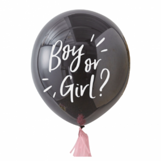 Gigantikus lufi konfettivel - Boy or Girl? Egyéb változatok: Lány