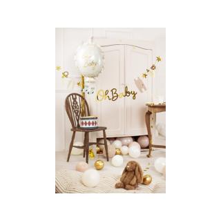 Girland - Banner - Oh Baby, mix 2,5 cm