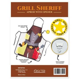 Grill kötény nyitóval - Grill Sheriff