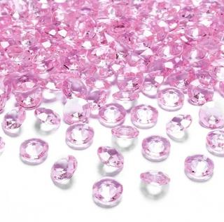 Gyémánt konfetti - 12 mm Rózsaszín: Rózsaszín