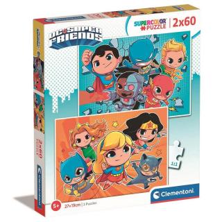 Gyerek puzzle - DC Super Friends - 2x60 db-os készlet