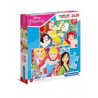 Gyerek puzzle - Disney Princess II. - 2x20 db-os készlet