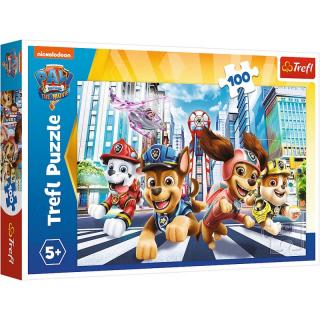 Gyerek Puzzle - Paw Patrol a városban 100 db