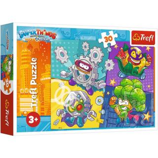 Gyerek puzzle - Super things II. - 30 db