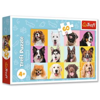 Gyerek puzzle - Sweet dogs - 60 db