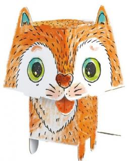 Gyermek 3D kifestőkönyv - Állatok Egyéb változatok: Macska