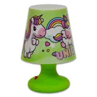 Gyermek éjszakai mini lámpa - Unicorn Zöld: zold