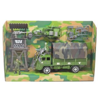 Gyermek katonai bázis 6 darabos - teherautó