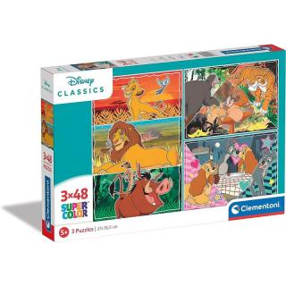 Gyermek puzzle - Disney - 3x48 db