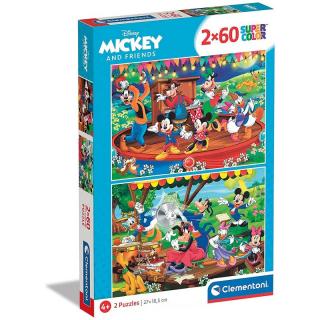 Gyermek puzzle - Disney Mickey II. - 2x60 db-os készlet