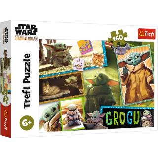 Gyermek puzzle - Starwars grogu - 160 db