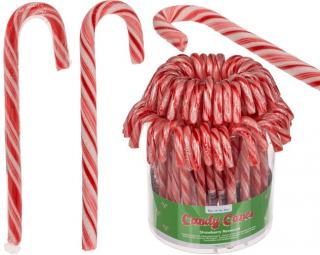 Karácsonyi nyalóka - Candy Cane - Strawberry 12g
