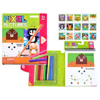 Kifestőkönyv gyerekeknek - Pixel Egyéb változatok: 1. verzió