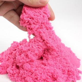 Kinetikus utántöltő homok  (1kg) Rózsaszín: Rózsaszín