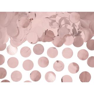 Konfetti 2,5 cm - Dots  15g Rózsaszín: Rózsaszín