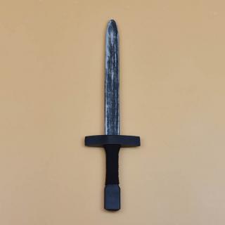 Középkori gyermek fából készült fegyver - olasz kard Fekete: fekete