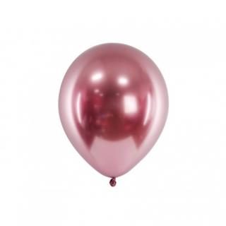 Króm lufi - Glossy 30cm, 10db Rózsaszín: Rózsaszín