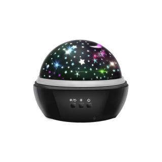 LED dekoratív projektor - csillagok / tengeri világ Fekete: fekete