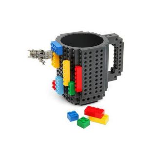 Lego bögre 340ml Szürke: szurke