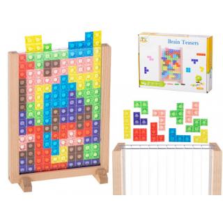 Logikai fa puzzle - Tetris 42 db